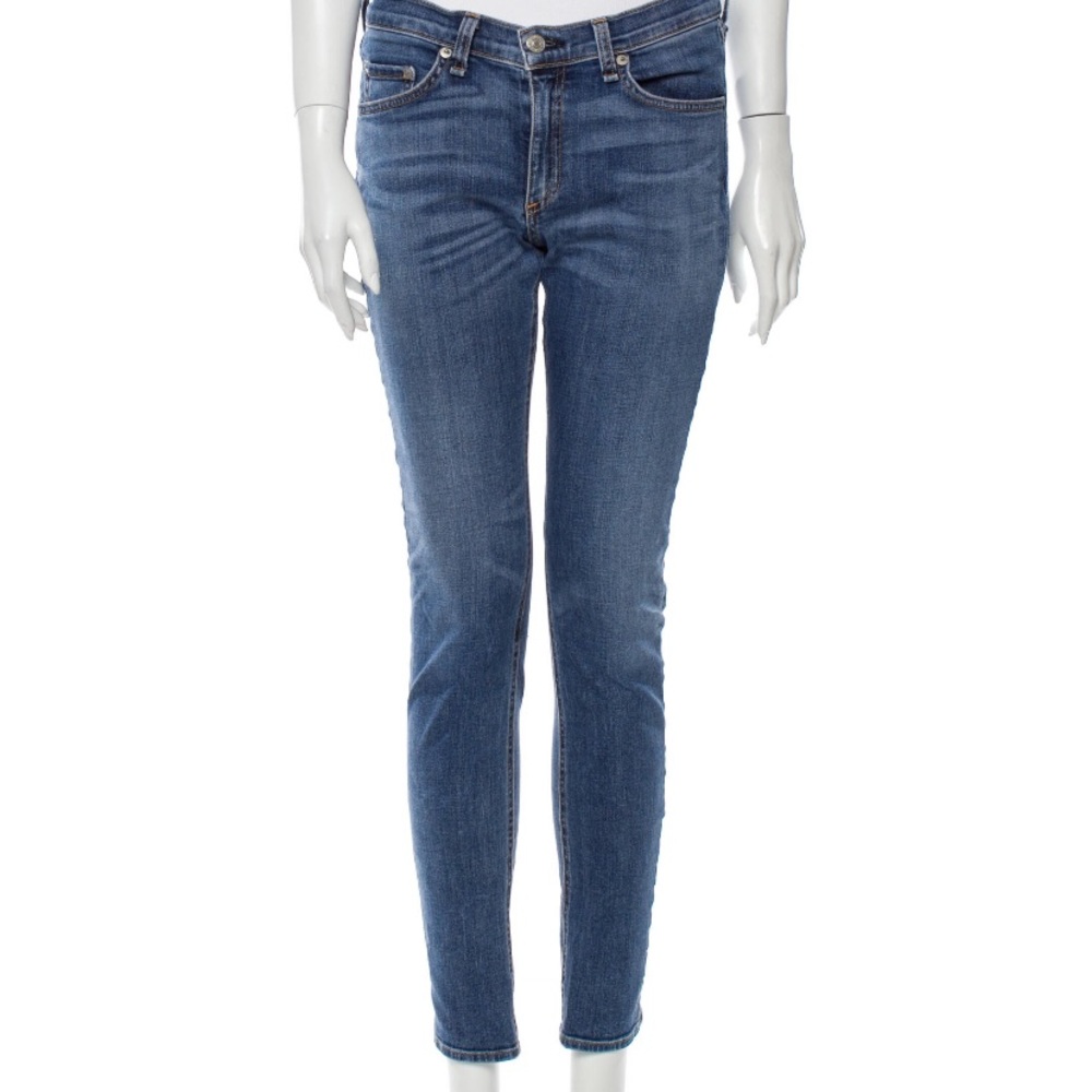 Rag & Bone Skinny Mid-Rise Jeans